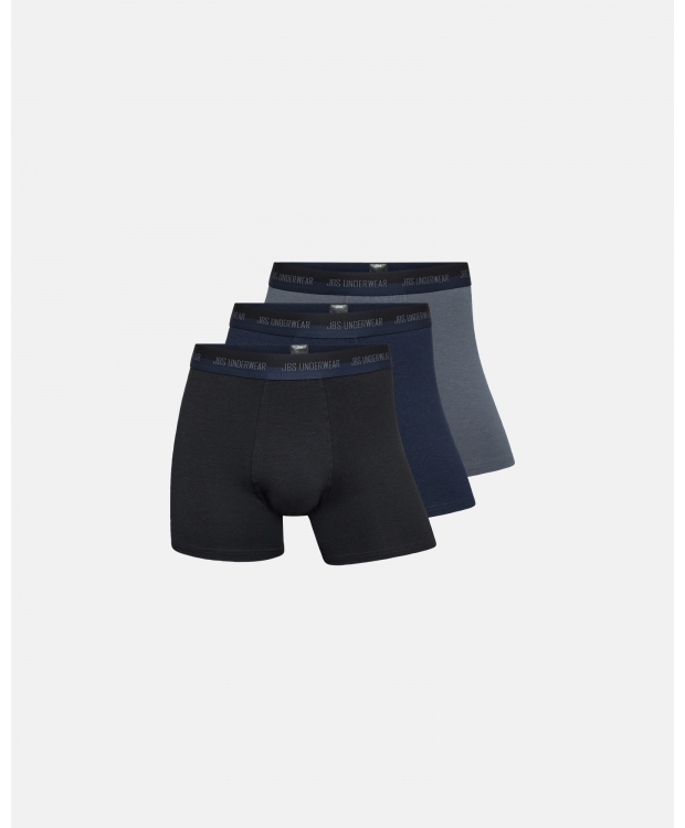 JBS 3-pack Hemp boxershorts i multifarvet til herre billede 8