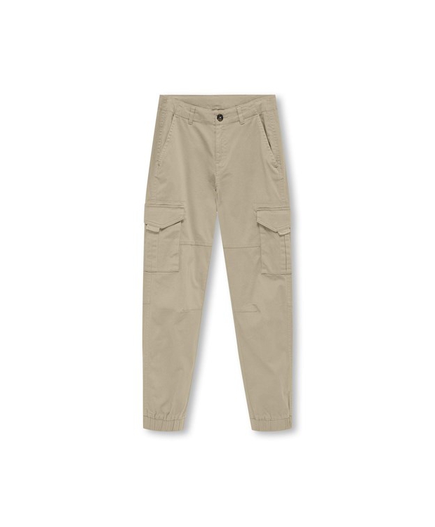 KIDS ONLY KOBMAXWELL cargo bukser i white pepper til drenge