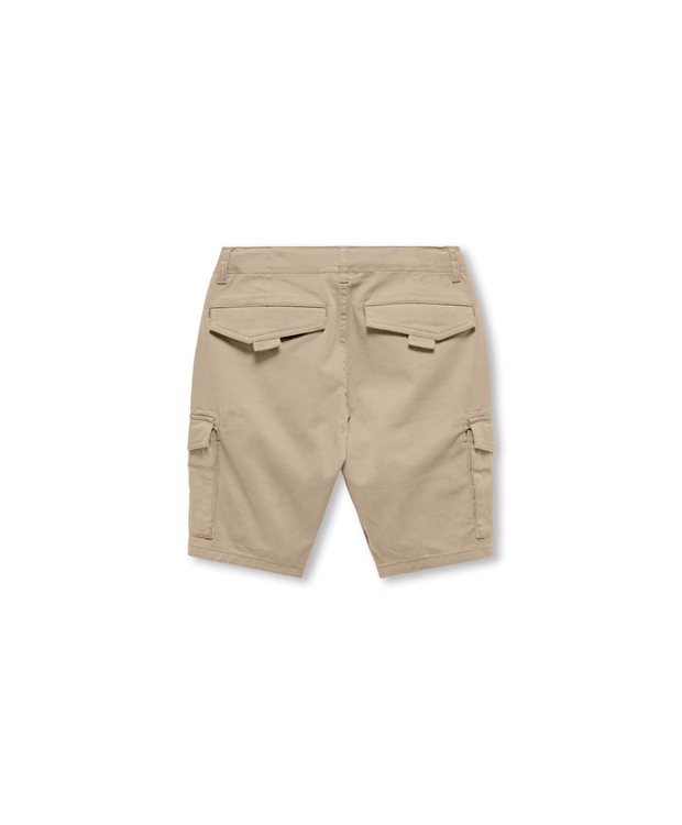 KIDS ONLY KOBMAXWELL cargo shorts i white pepper til drenge