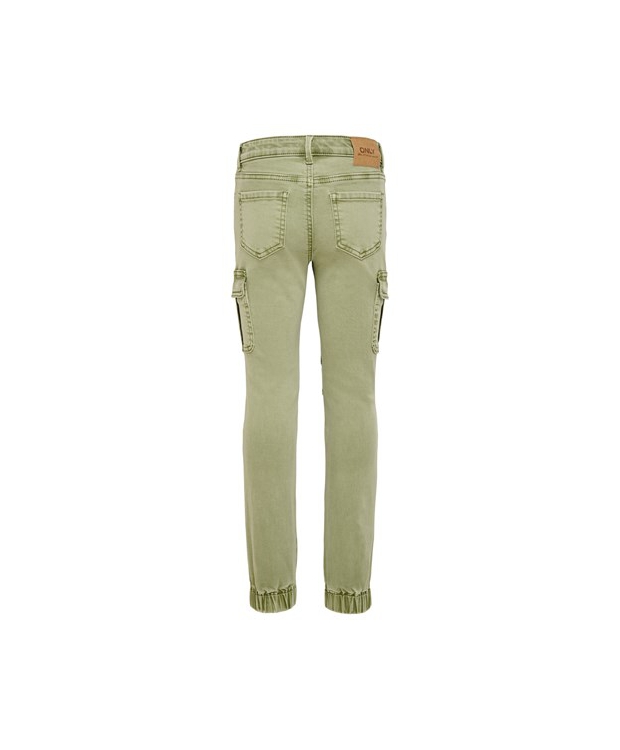 KIDS ONLY KOGMISSOURI slim fit cargo bukser i limegrøn til piger billede 3