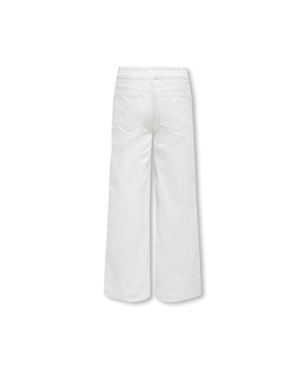 KIDS ONLY KOGCOMET wide fit jeans i hvid til piger