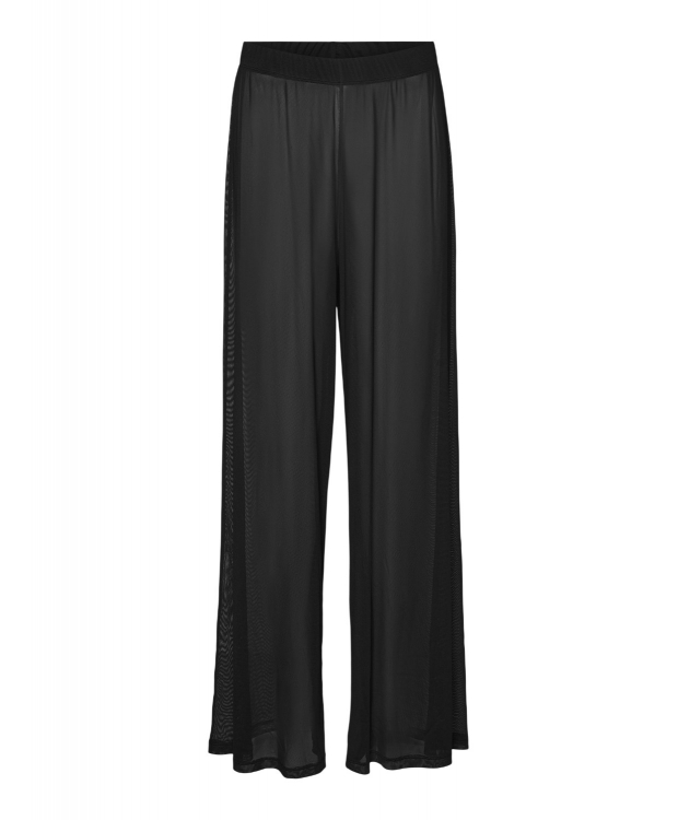 Vero Moda VMFAY loose fit beach pants i sort til kvinder