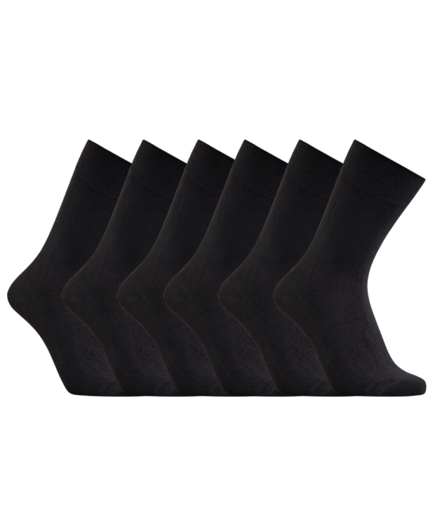Iz sock 6pak Copenhagen premium bambusstrømper i sort | Ultra Soft