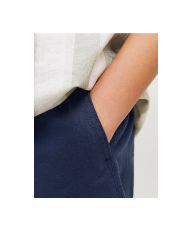 Jack & Jones Junior klassiske bukser i navy til drenge billede 6