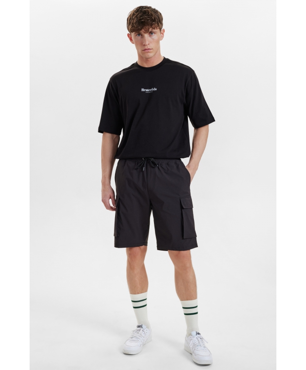 Resteröds "Lightweight" Cargo shorts i sort til herre