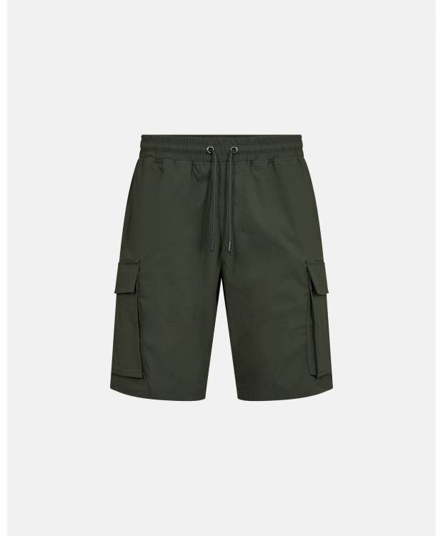 Resteröds "Lightweight" Cargo shorts i mørkegrøn til herre billede 3