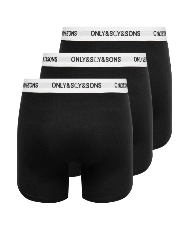 ONLY & SONS 3-pak underbukser i sort hvid til herre