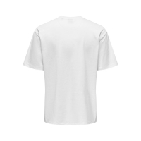 ONLY & SONS t-shirt i hvid til herre | Relaxed fit |