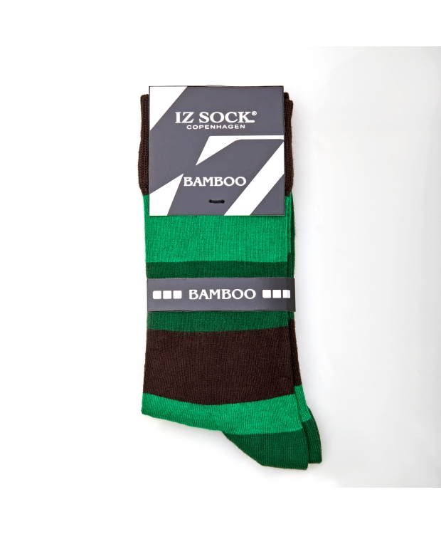 iZ Sock 5 pak bambusstrømper med brede striber billede 7