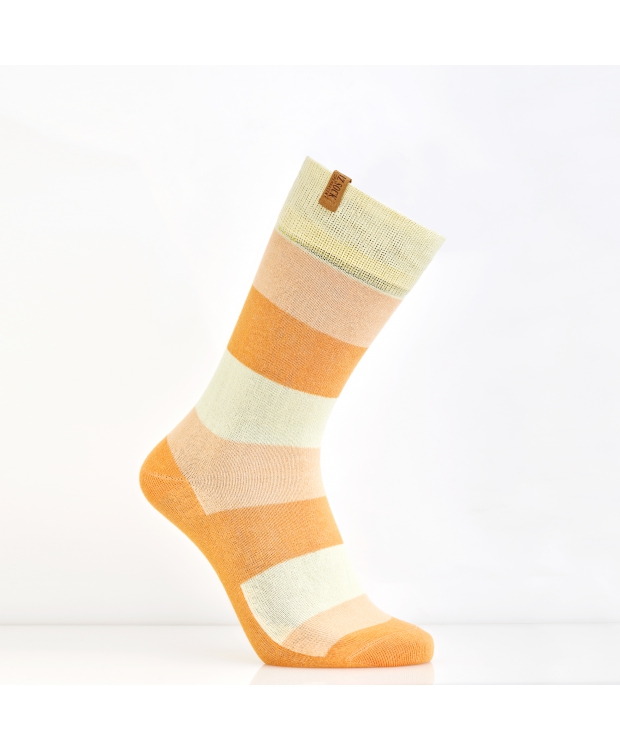 iZ Sock 5 pak bambusstrømper med brede striber billede 9