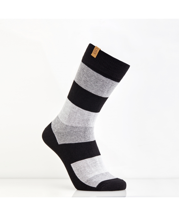 iZ Sock 5 pak bambusstrømper med brede striber billede 10