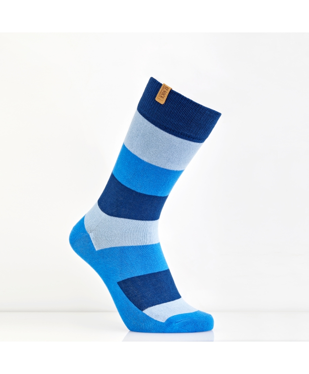 iZ Sock 5 pak bambusstrømper med brede striber billede 11