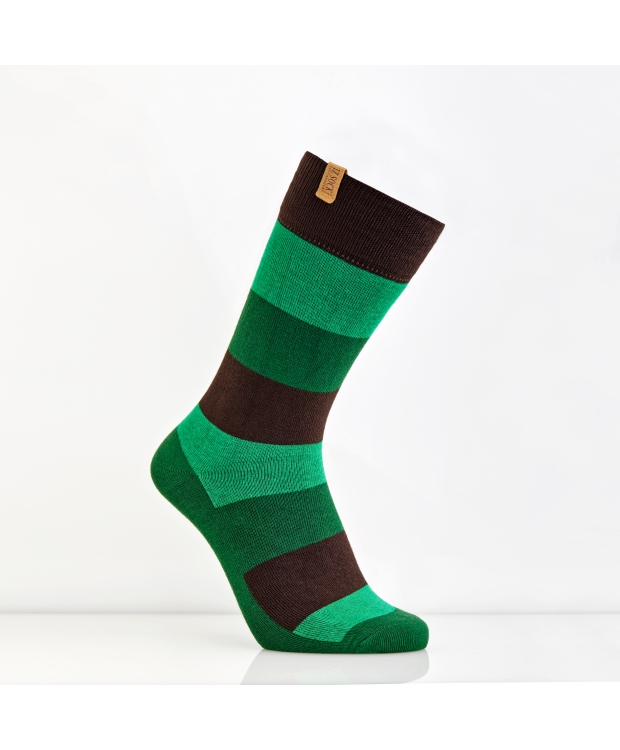iZ Sock 5 pak bambusstrømper med brede striber billede 12