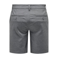 ONLY & SONS chino shorts i bambus i grå til herre