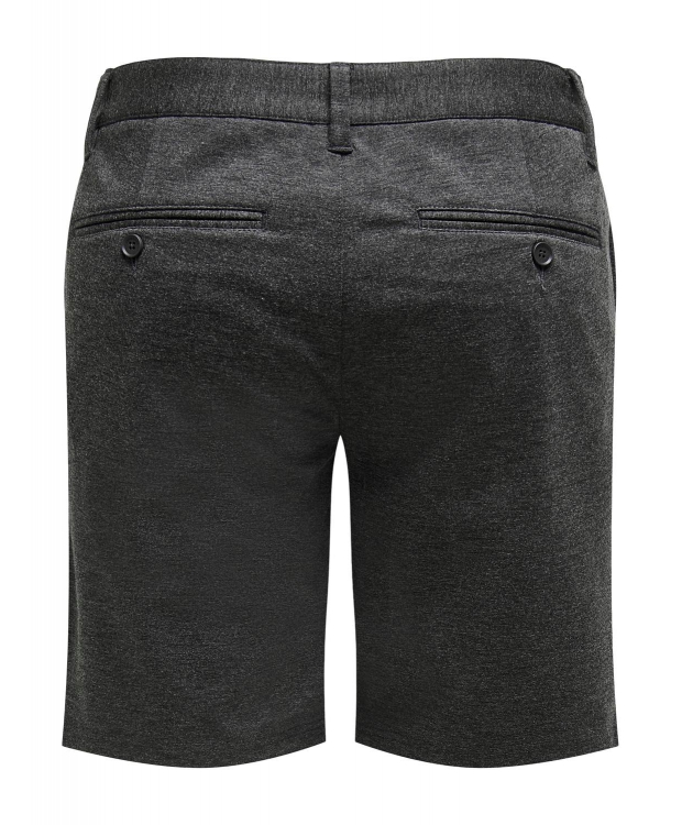 ONLY & SONS chino shorts i bambus i mørkegrå til herre