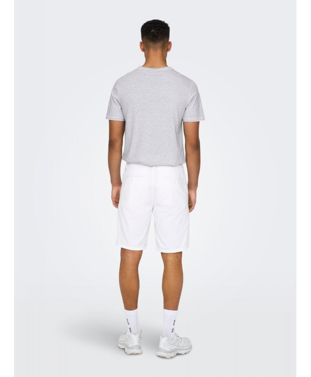 ONLY & SONS shorts i hvid til herre billede 4