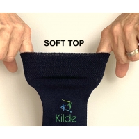 Kilde® Comfort & Diabetes, bambus ankelstrømper i mørkegrå. Unisex