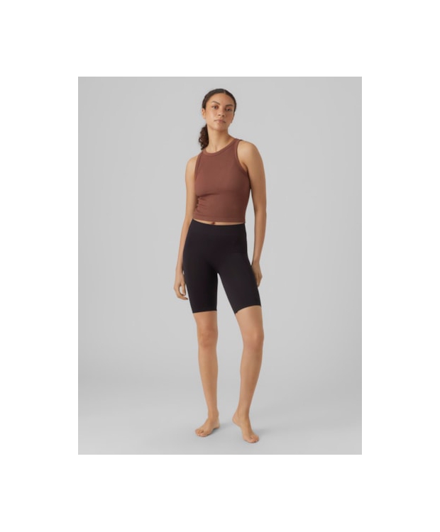 Vero Moda sømløse shorts i sort til kvinder billede 4