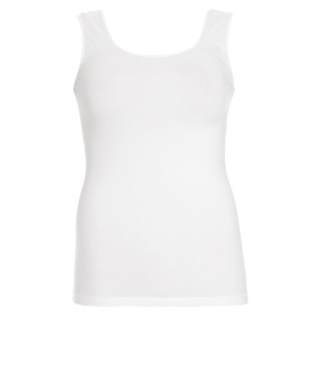 Festival microfiber top i hvid til kvinder
