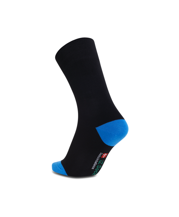 iZ Sock bambusstrømper i blå hæl og tå