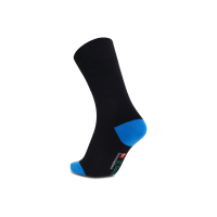 iZ Sock bambusstrømper i blå hæl og tå