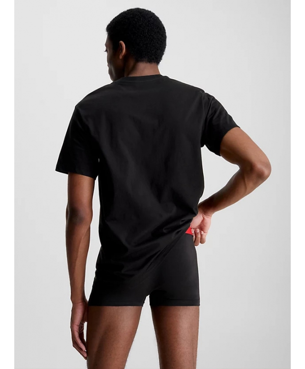 Calvin Klein 3pak t-shirt i sort til herre | Regular fit | billede 3