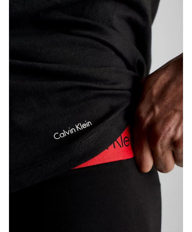 Calvin Klein 3pak t-shirt i sort til herre | Regular fit | billede 4