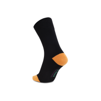 iZ Sock bambusstrømper i orange hæl og tå.
