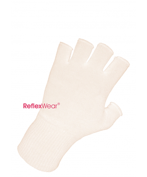 ReflexWear®  Tynde Handsker uden fingre i naturale. Unisex