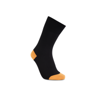 iZ Sock bambusstrømper i orange hæl og tå.