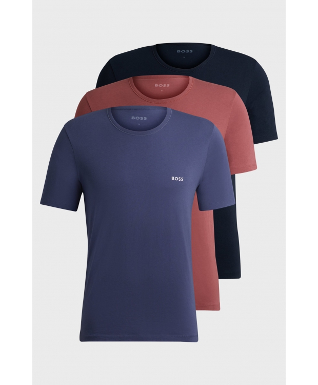 BOSS 3pak t-shirt i multifarvet til herre