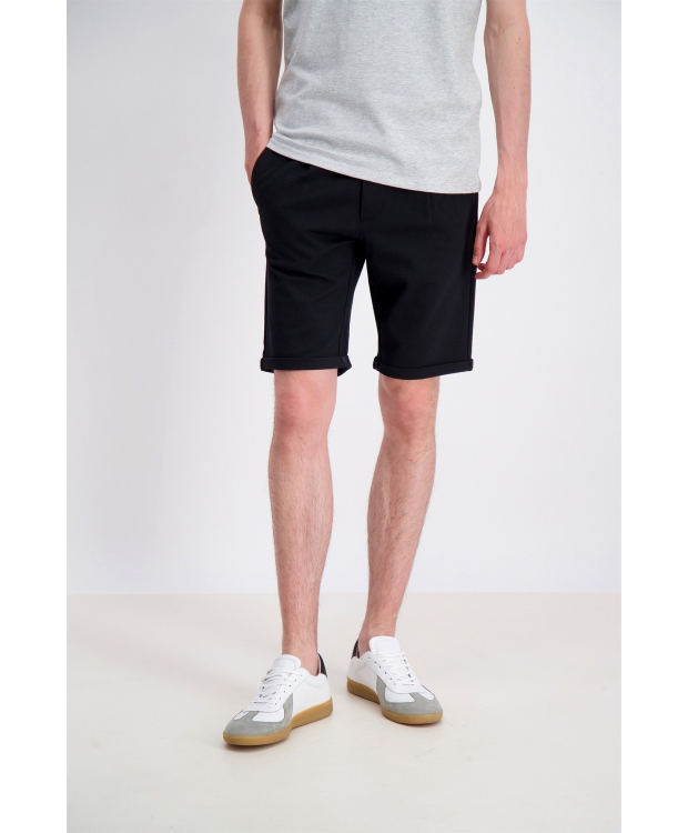 Lindbergh Plisserede shorts i sort til herre billede 5