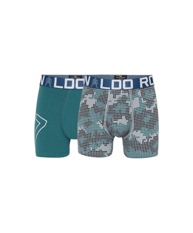 CR7 Boys's multifarvet trunk 2-pak til drenge