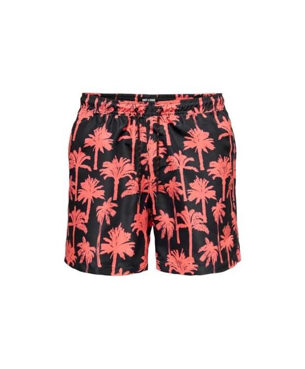 ONLY & SONS Badeshorts i dark navy til herre