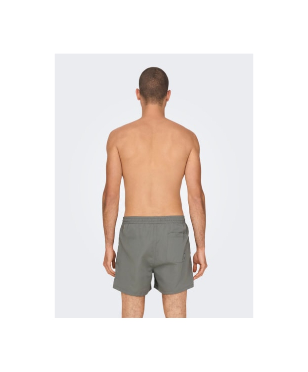 ONLY & SONS Badeshorts i Castor Gray til herre billede 3