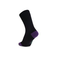 iZ Sock bambusstrømper i lilla hæl og tå