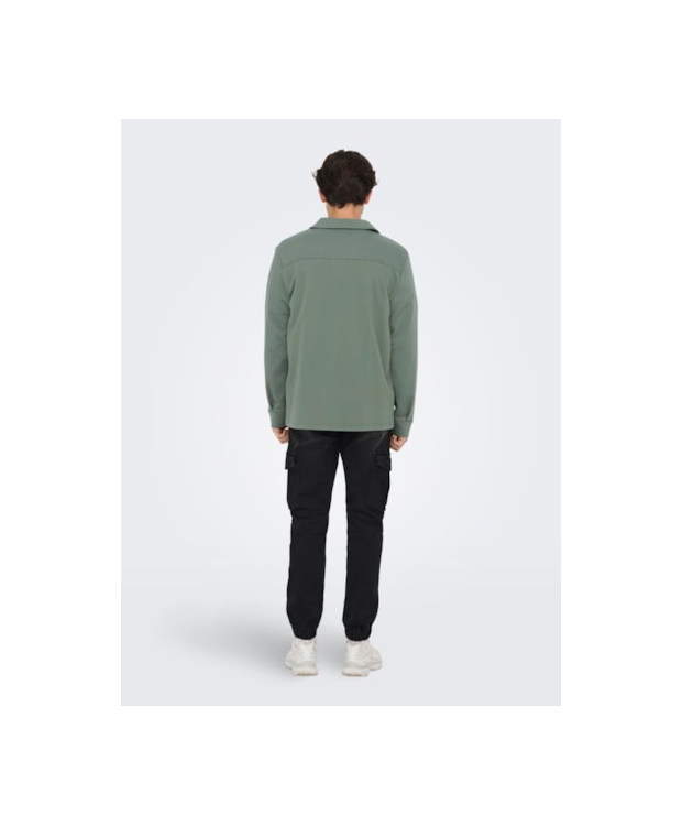 ONLY & SONS Overtrøje i castor grey til herre billede 4