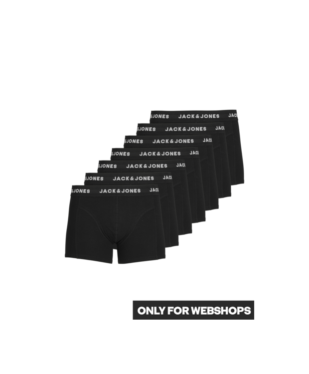 Jack & Jones 7pak boksershorts i sort til herre