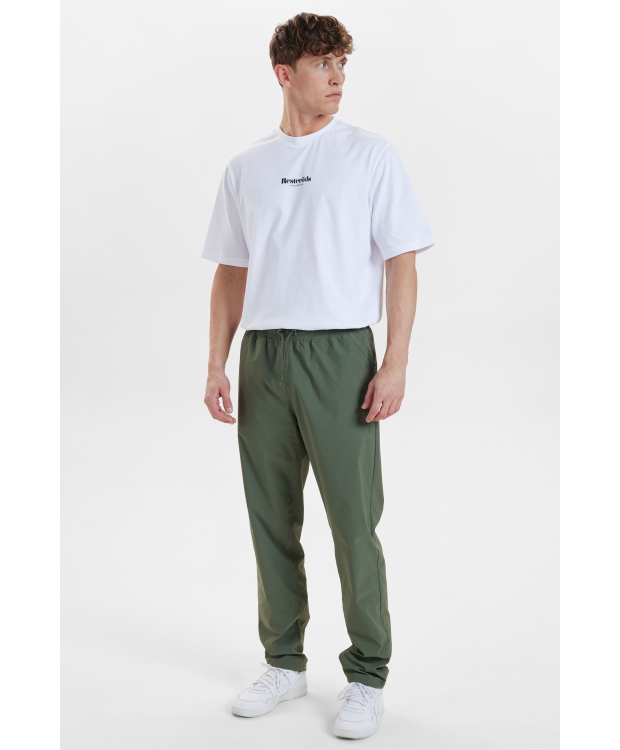Resteröds letvægts sweatpants i grøn til herre billede 4