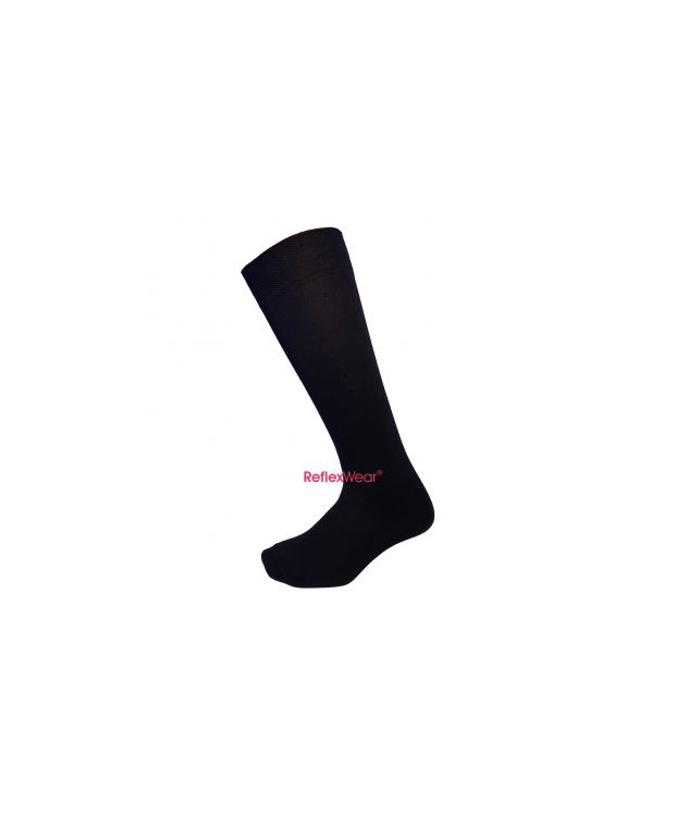 ReflexWear® Comfort & Diabetes, tynde knæstrømper i sort. Unisex