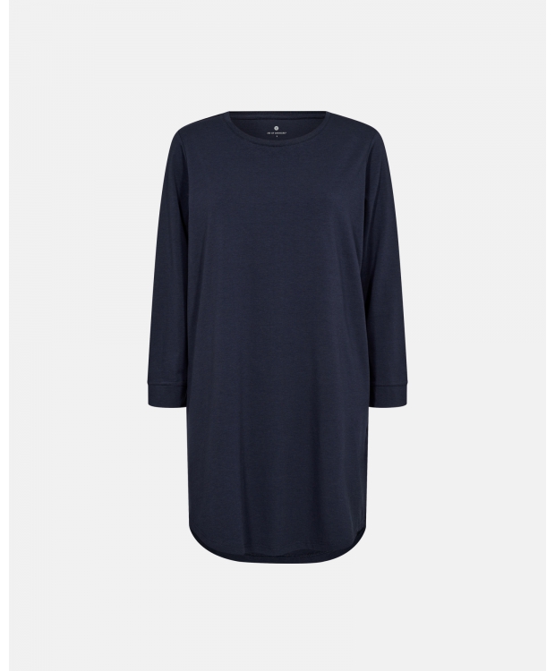 JBS Of Denmark lang langærmet t-shirt i bambus i navy til kvinder