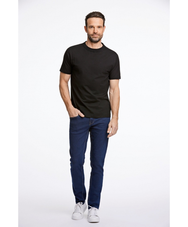 Bison t-shirt i sort med rund hals til herre | Regular fit | billede 5
