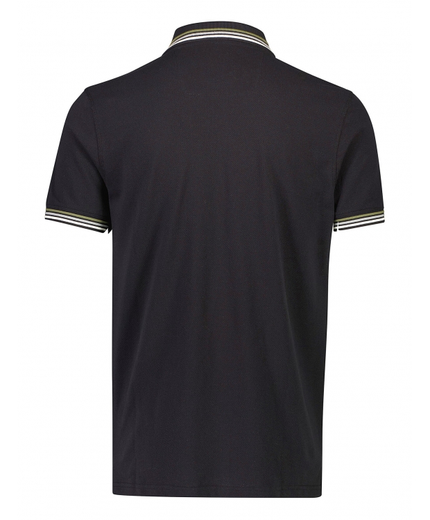 Bison polo i sort til herre | Regular fit |