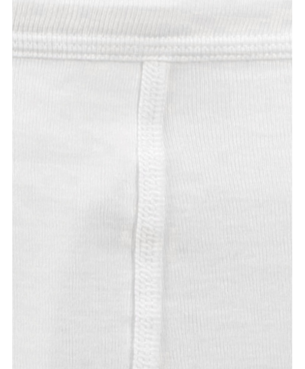 Bison bomulds boksershorts med gylp i hvid til herre billede 3