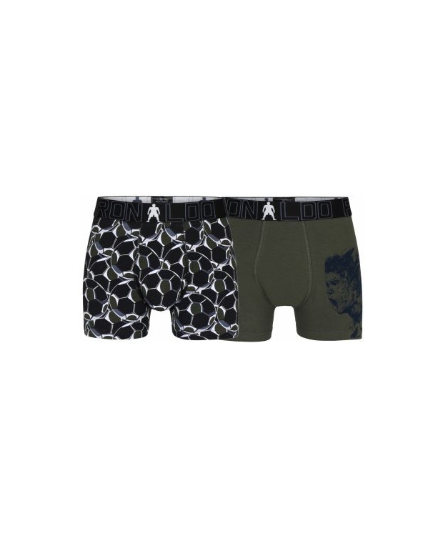 CR7 boys's multifarvet trunk 2-pak til drenge