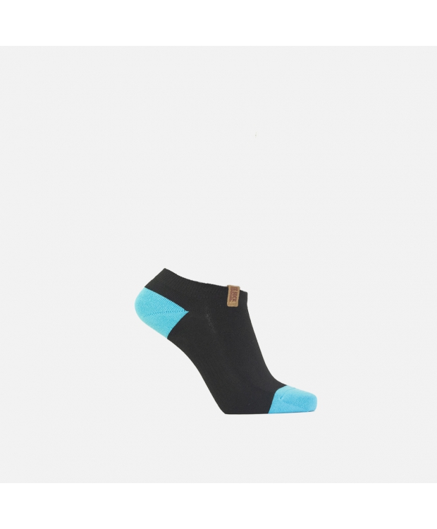 IZ Sock Copenhagen 6pak bambus ankelstrømpe med forskellige farvet hæl og tå til børn billede 8