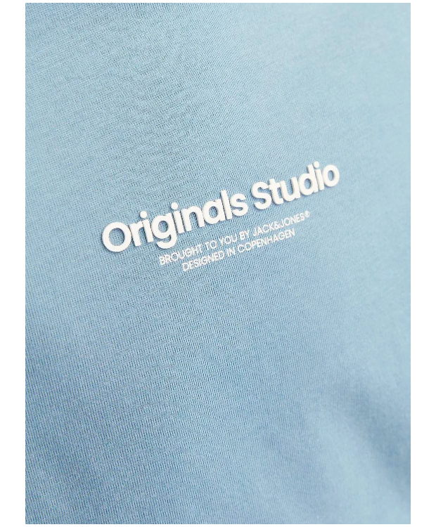 Jack & Jones T-shirt Crew-Neck i Mounatin Spring til drenge billede 3