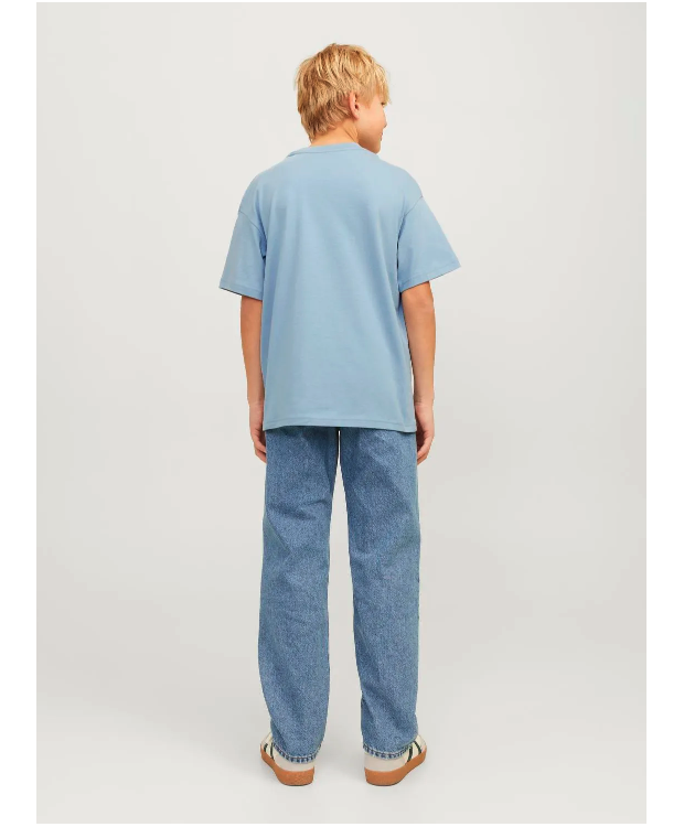Jack & Jones T-shirt Crew-Neck i Mounatin Spring til drenge billede 6