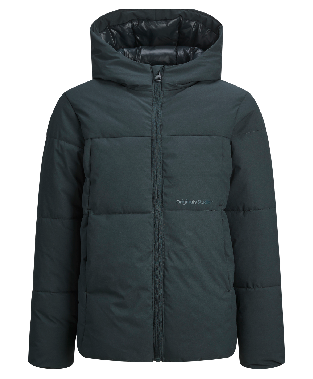 Jack & Jones Pufferjakke i grøn til drenge