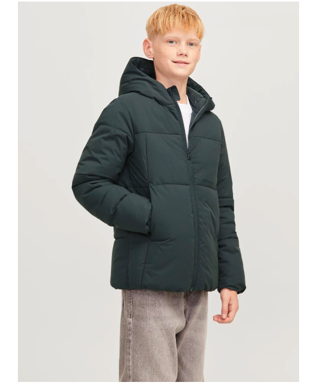Jack & Jones Pufferjakke i grøn til drenge